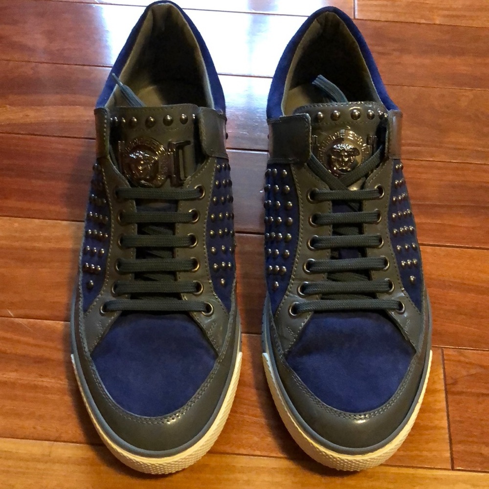 Versace Medusa Silver Stud sneakers